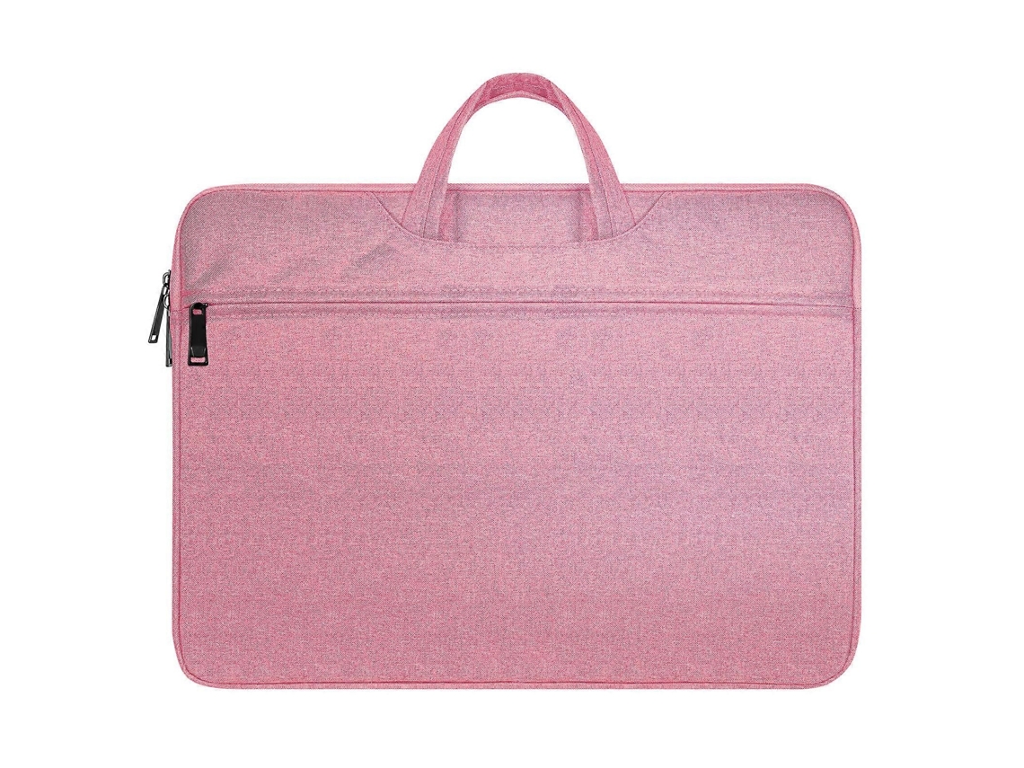 Bolsa Em Poliéster Para Portátil De 15,4 Polegadas, Rosa Elysve