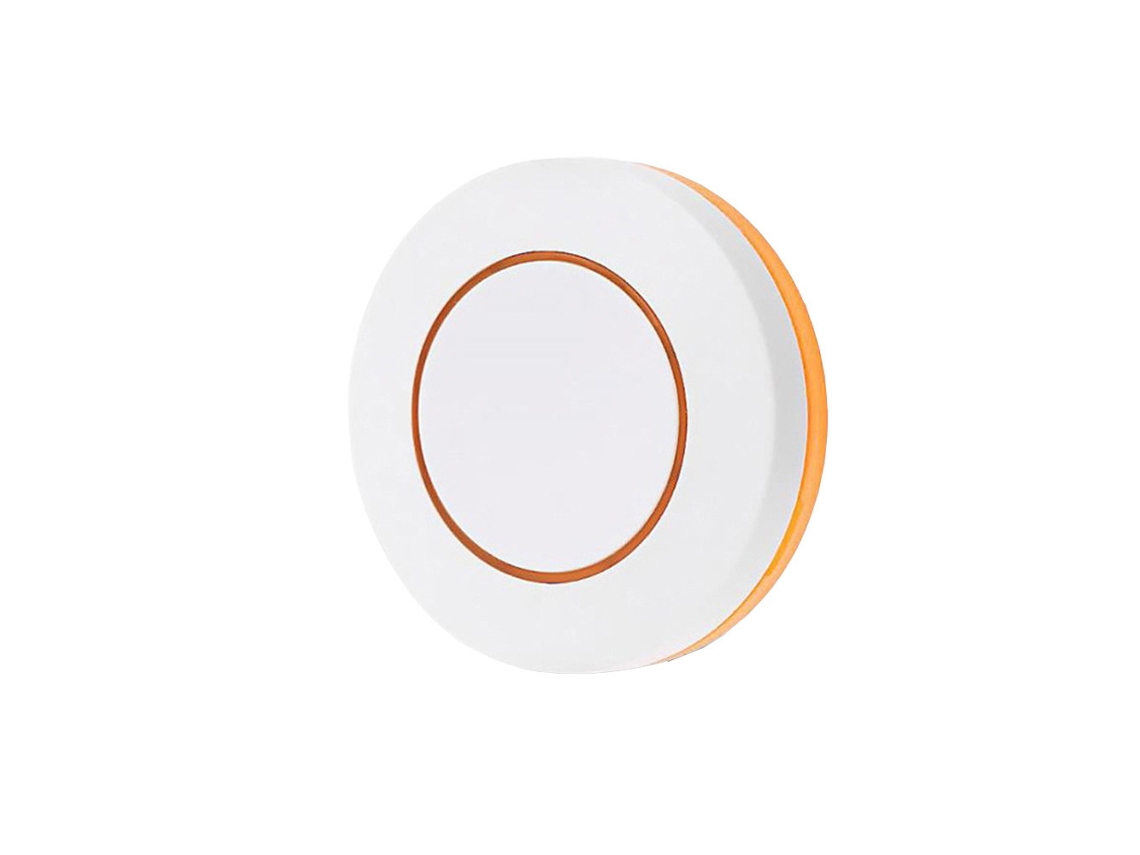 Alarme Chamador Sos Tecla Única 433mhz Laranja AOZORZ