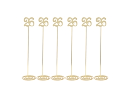 Peças Números De Mesa De Metal Antirroto Com Base Para Casamento Festa Recepção Número 26