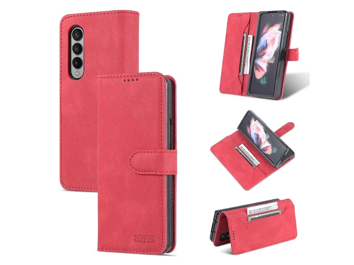 Capa Couro Pu/tpu Para Samsung Galaxy Z Fold4, Elysve