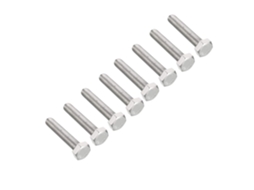 Parafusos Sextavados De Aço Inoxidável 304 Com Rosca M8 45 Mm, Pacote