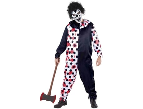 DISFRAZZES - Fato de Homem  Arlequim Sangrento (Tam: M/L ) Fato de Homem  Arlequim Sangrento (Tam: M/L )