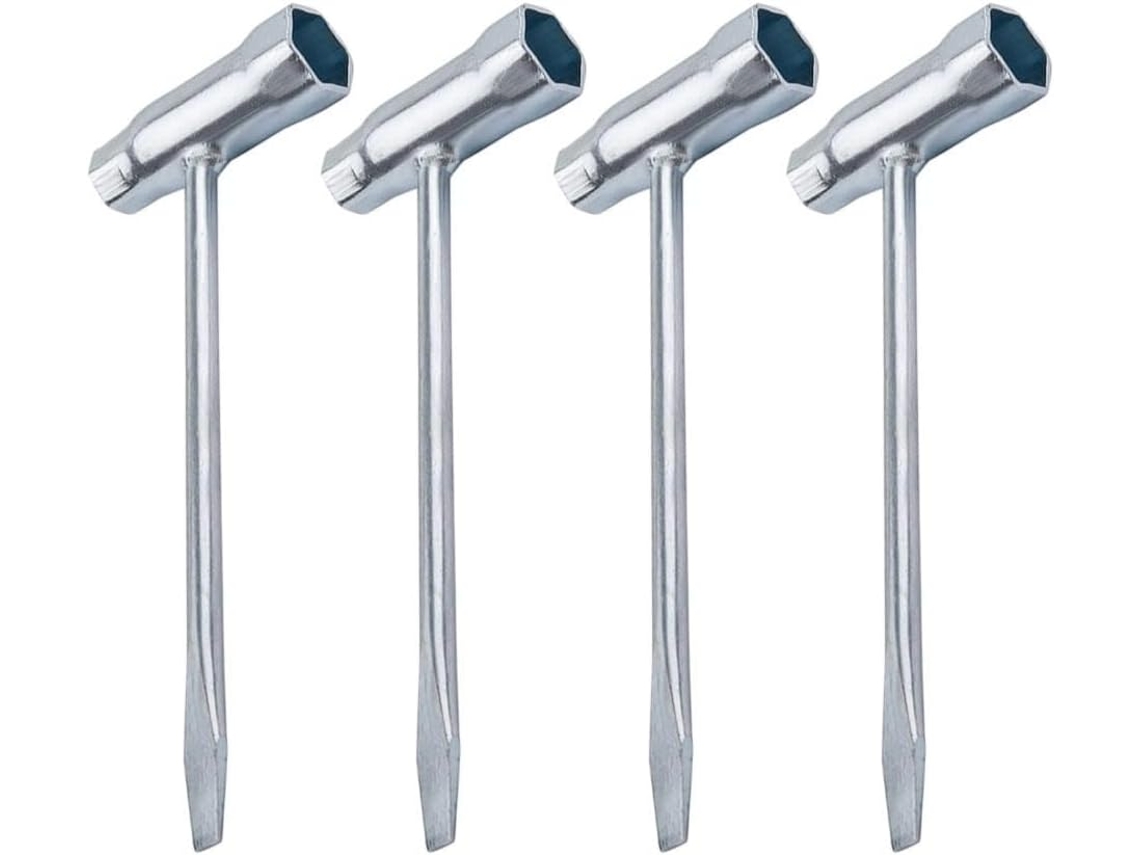 Aço 13 19 13 19 (chave De Motosserra Com Cabo Em T De 13-19 Mm Para Cortador De Grama)