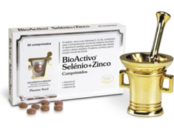 Comprimidos BIOACTIVO Selénio+Zinco 60Un