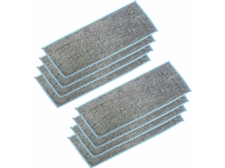 Pacote com 8 Panos de Limpeza Úmidos Laváveis​​ e Reutilizáveis​​ para Irobot Braava Jet M6 (6012)(6112) BRILVIBERA (6110)