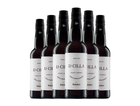 Vinho fortificado BARBADILLO La Cilla Pedro Ximénez Manzanilla-Sanlúcar de Barrameda Meia Garrafa (0.37 L - 6 Unidades)