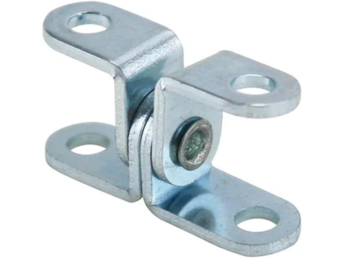 Dobradiça Miniatura De Ferro Curvado 360° Para Armários Equipamentos Industriais Simétrica Canto 1 Peça