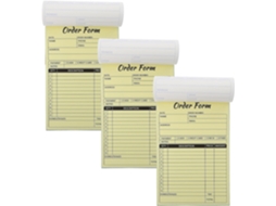 Carnet De Commandes À Duplicata 3 Peças, Papel, 100 Folhas