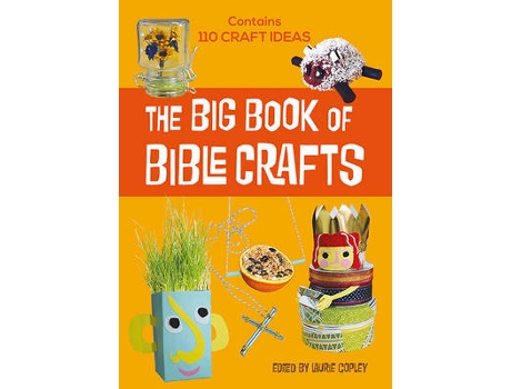 Livro the big book of bible crafts de laurie copley (inglês)