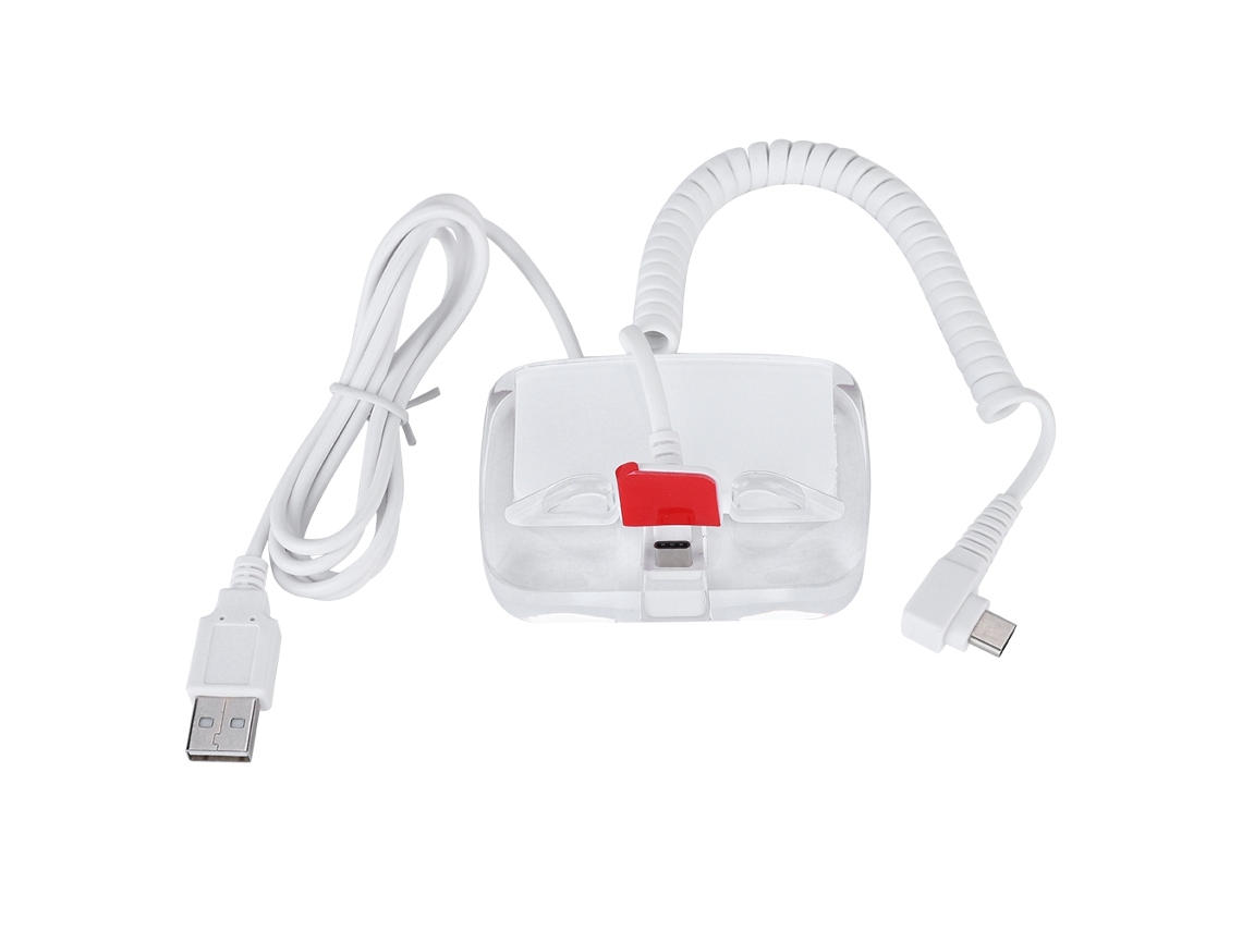 Suporte vertical para celular LAXISCREED com alarme anti furto e carregamento