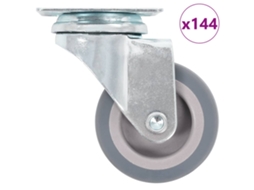 Vidaxl 144 Pcs Rodas Giratórias 50 Mm