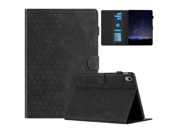 Capa De Couro Com Estampa De Favo De Mel E Compartimento Para Cartão Para Ipad 10.9 Verde Slowmoose (2022)