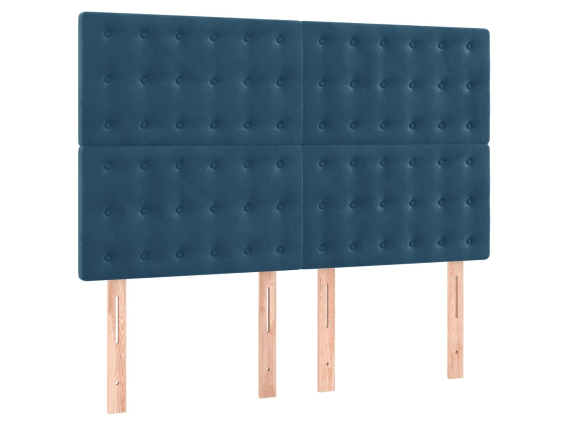 Headboard, Headboards Vidaxl Azul Veludo (144 Cm)
