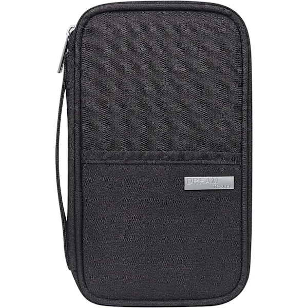 Carteira De Viagem/ Porta-passaporte, Preto