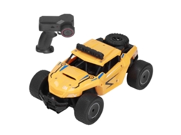 Primerox carro de Corrida Off road Rc 2.4g Alta Velocidade Carregamento Usb Anti choque Luz Led Amarelo