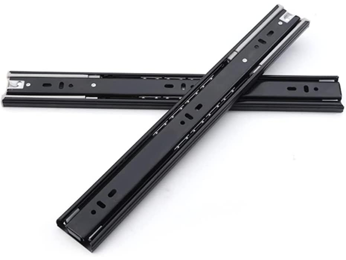 Corrediças Para Gavetas De Armário, Corrediças De Extensão Total Com Fechamento Suave, Capacidade De 45kg, Pacote Com 2 Unidades