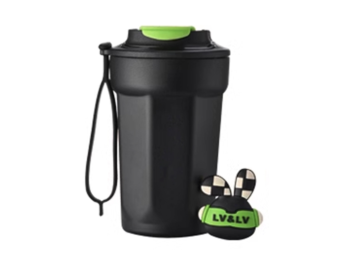 Caneca Térmica de Aço Inoxidável Cor Sólida para Meninos e Meninas Caneca Portátil NEVEANCE