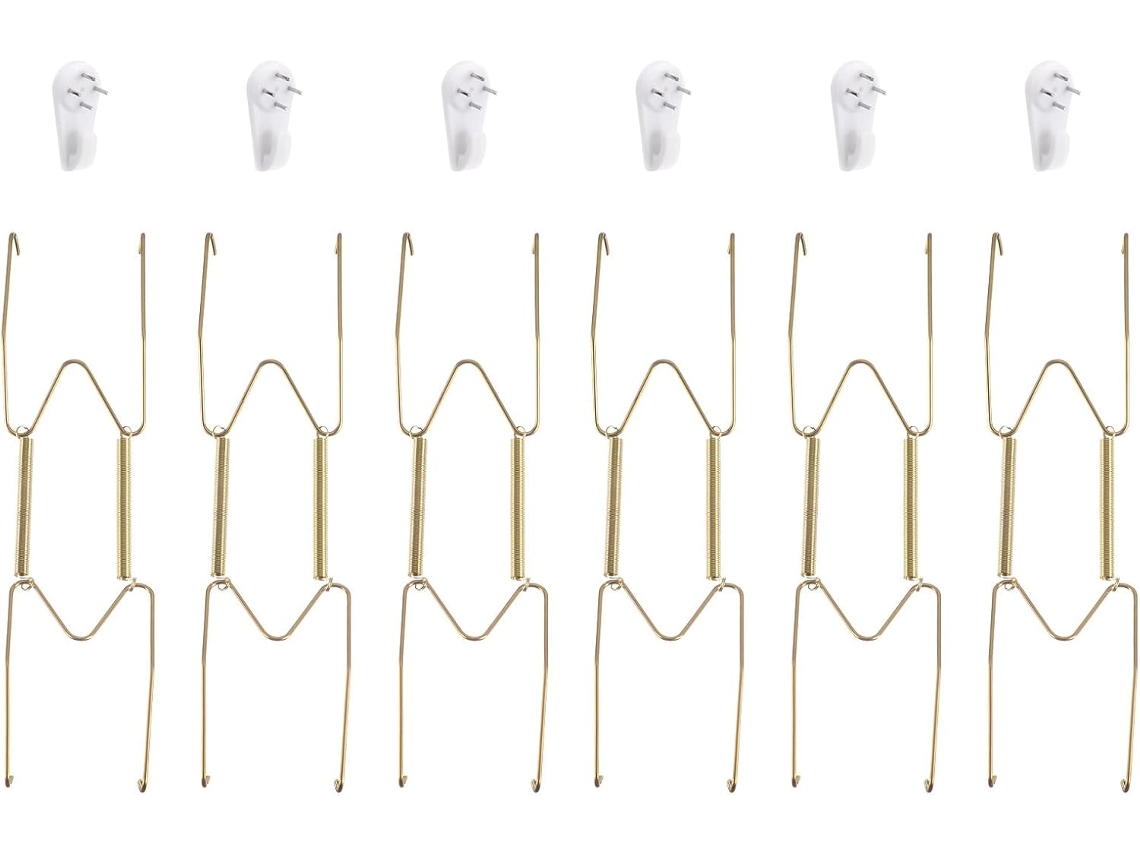 Conjunto de 6 ganchos para pratos, 20cm, aço inoxidável CHABERLU