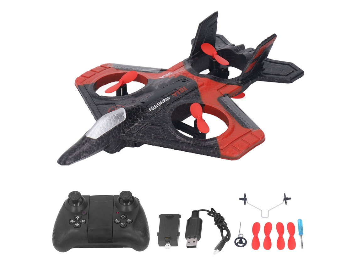 Mali drone V25 com Fotografia Aérea 4k Controle Remoto Brinquedo para Crianças Acima de 14 Anos Vermelho 1 Bateria