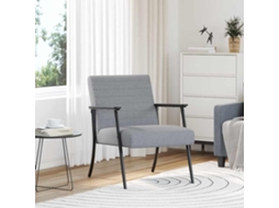 Vidaxl Poltrona Cinzento-claro 59 X 75 X 78 Cm Tecido