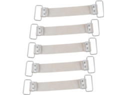 Conjunto De 5 Peças De Suporte De Bateria Para Scooter Com Fixação Por Cinta De Borracha