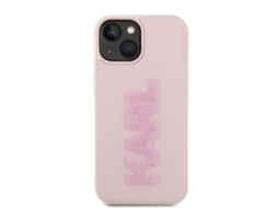 Capa Rubber Karl para iPhone 15 KARL LAGERFELD Rosa