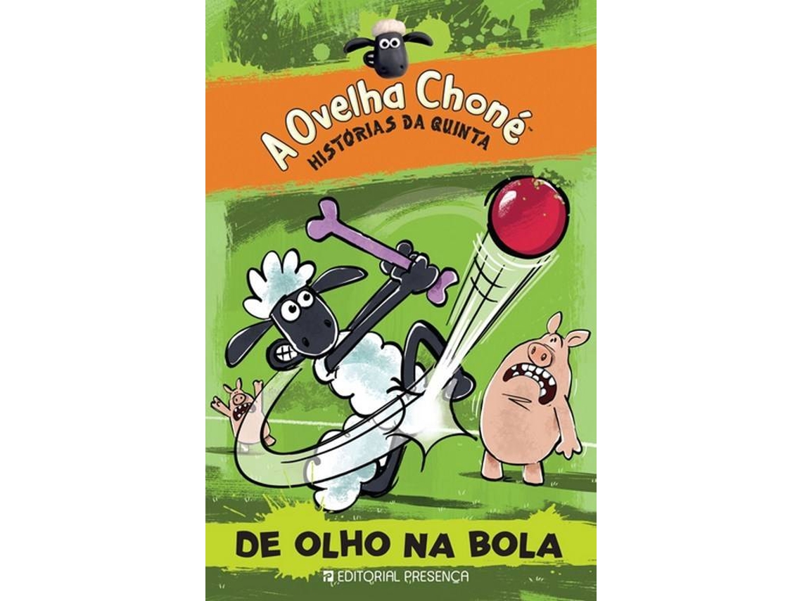 Livro De Olho na Bola de Cola Ovelha Chone (Português)