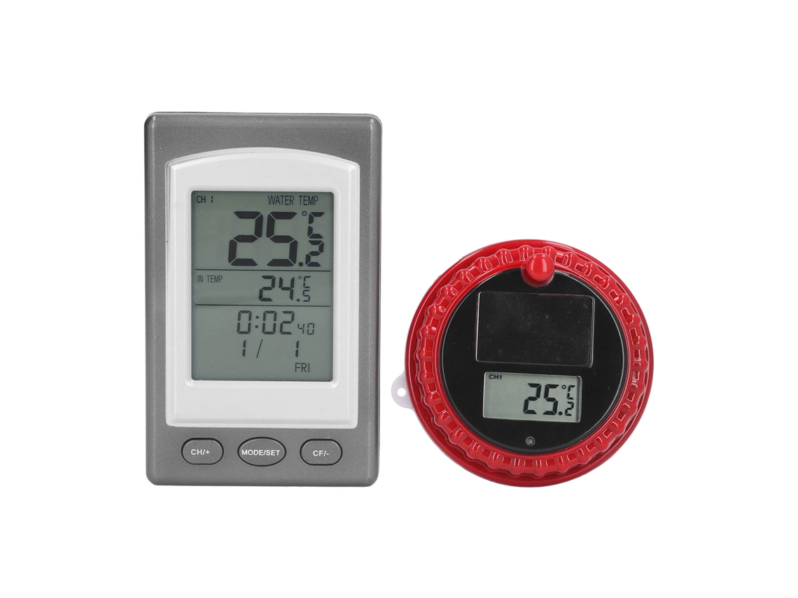 Termômetro Solar Flutuante Para Piscina Com Lcd