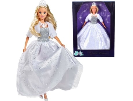 Steffi Love - Reve blanc - Boneca Fashion 29cm - Vestido Acessórios - A partir de 3 anos