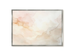 Quadro de vidro magnético com estampa de plantas para hall de entrada Espelharte (70x50 cm)