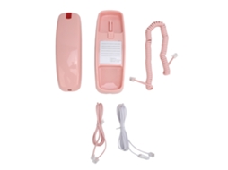 2026zentro-telefone Com Fio Para Parede Botões Grandes Controle De Volume Amigável Para Idosos Rosa Casa