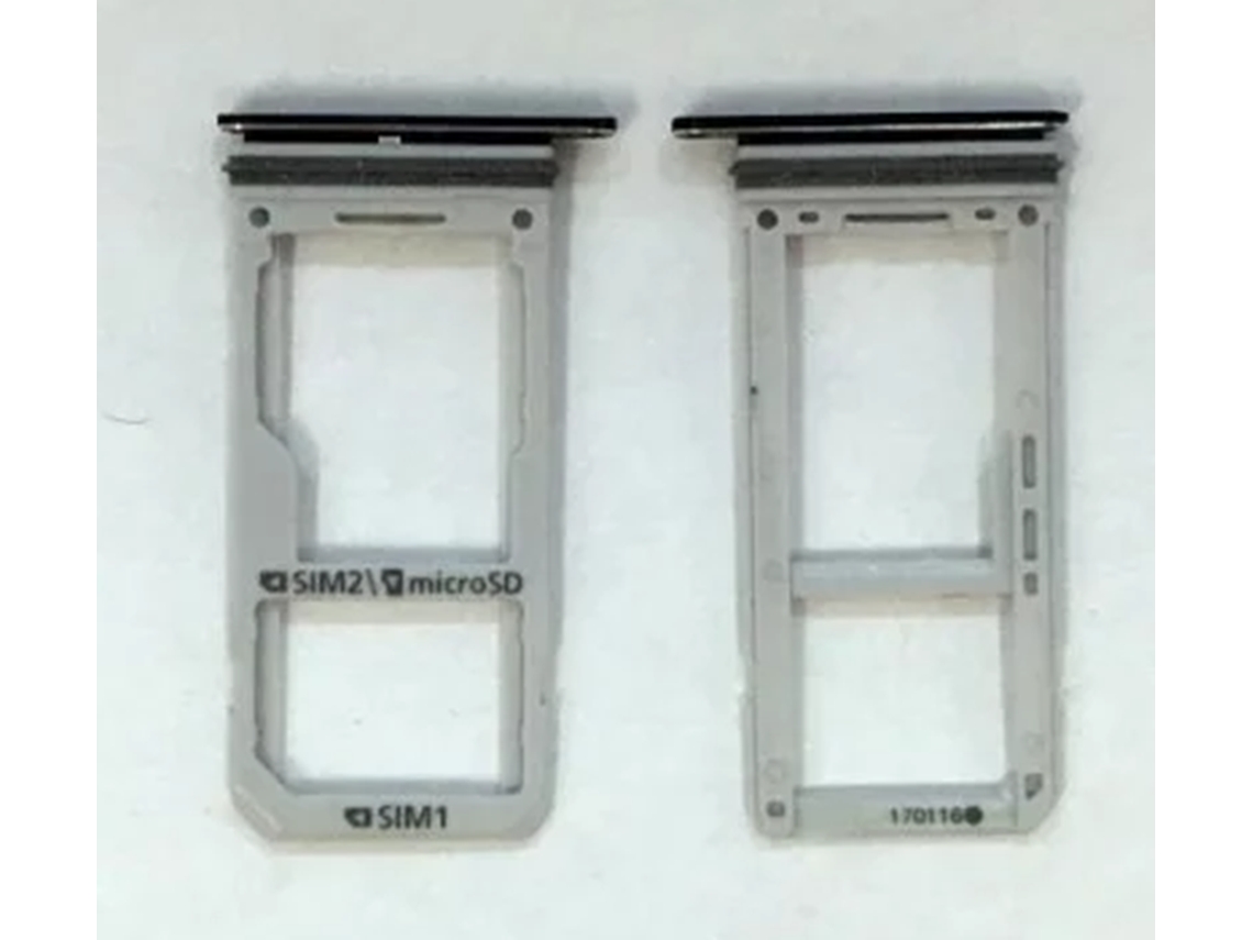 Sim Tray Preto Compatível C/ Samsung Galaxy S8 / S8 Plus