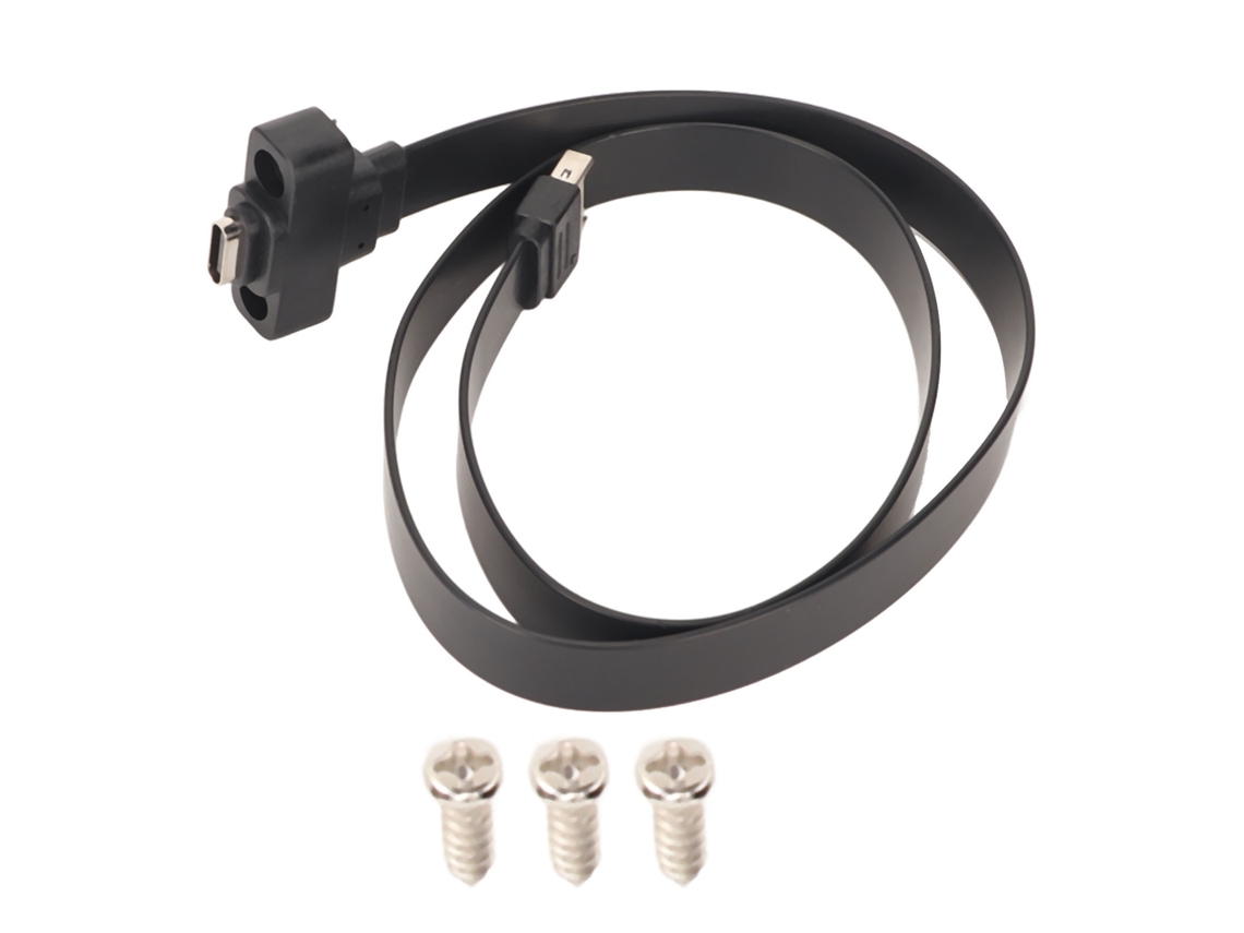 Cabo de Extensão Usb 3.1 Type e para Type C com Design de Porca 10gbps Painel Frontal