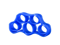 Alongador De Dedos Exercitador De Mão Com Bandas De Resistência 4kg Para Artrite Túnel Carpiano Guitarra Azul Nível Intermediário