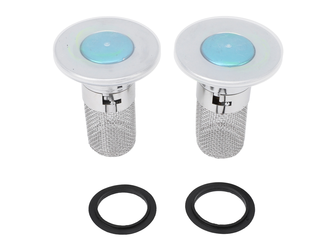 2pcs Tampa De Banheira De Aço Inoxidável Para Esgotos De 34-40mm Com Design Resistente A Odores E Instalção Fácil