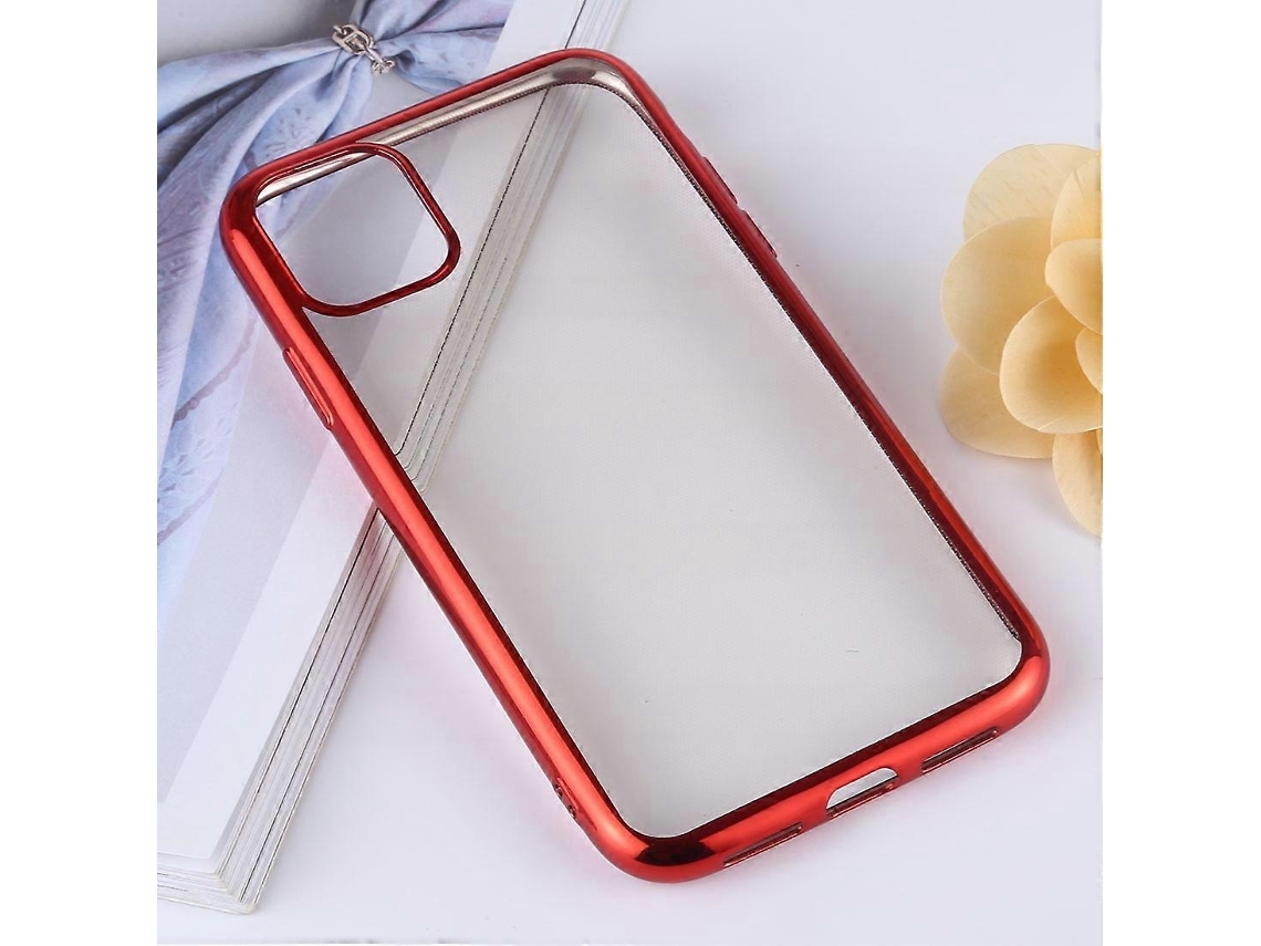 Lurelia Capa Transparente Iphone 11 Pro Max Tpu Vermelho