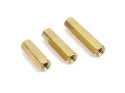 Conjunto De 10 50 100 Peças Espaçadores Parafusos Ocos Sextavados Fêmea M2 M3 Em Latão, M2x5