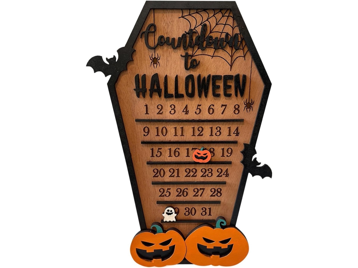 Calendário do Halloween, Contagem Regressiva para o Halloween, Calendário SFUSHOS