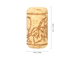 Nova Line 50pcs Conjunto de Rolhas de Carvalho para Garrafa de Vinho Tinto 40*21mm Vedação Hermética