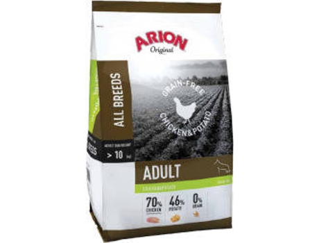 Ração para Cães  (12 Kg - Seca - Adulto - Sabor: Frango e Batata)