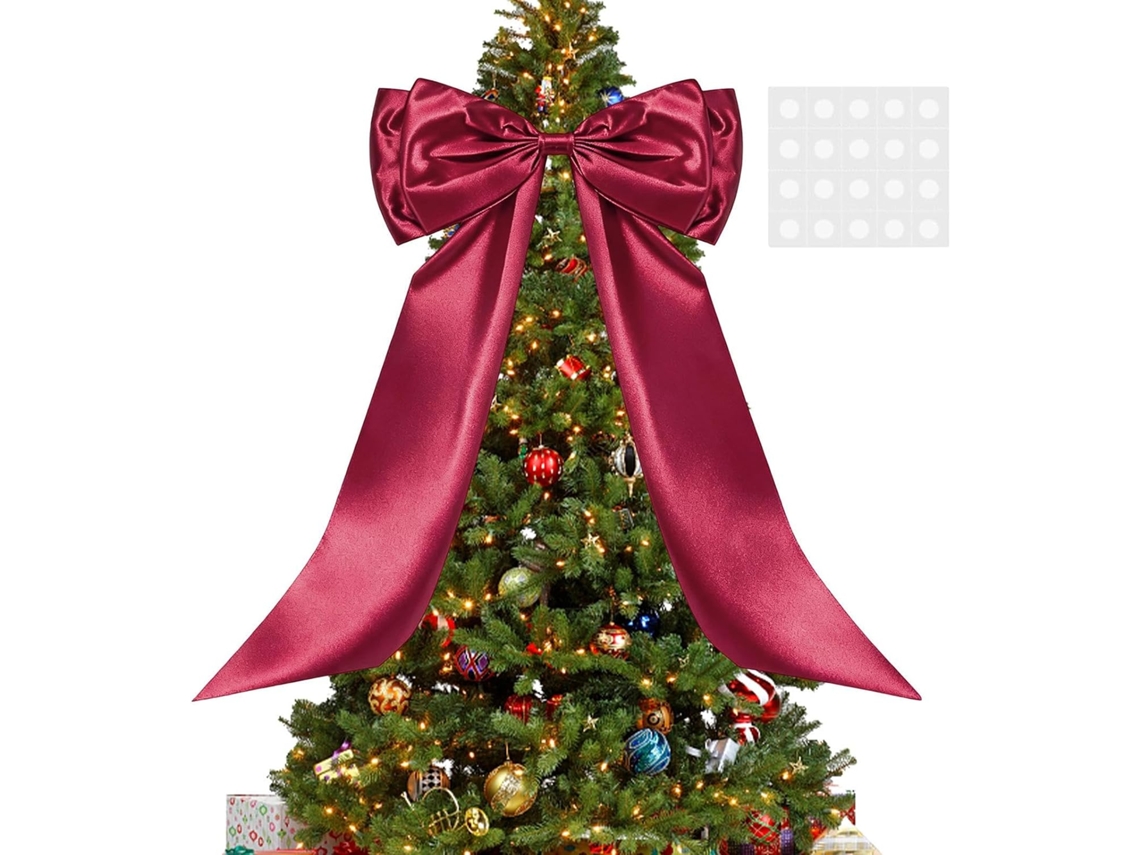Enfeite Grande De Laço Para Guirlanda De Natal, Ideal Para Decoração De Festas |