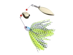 Bearded Man Alloy Composite Spinner Bait With Hook And Skirt
