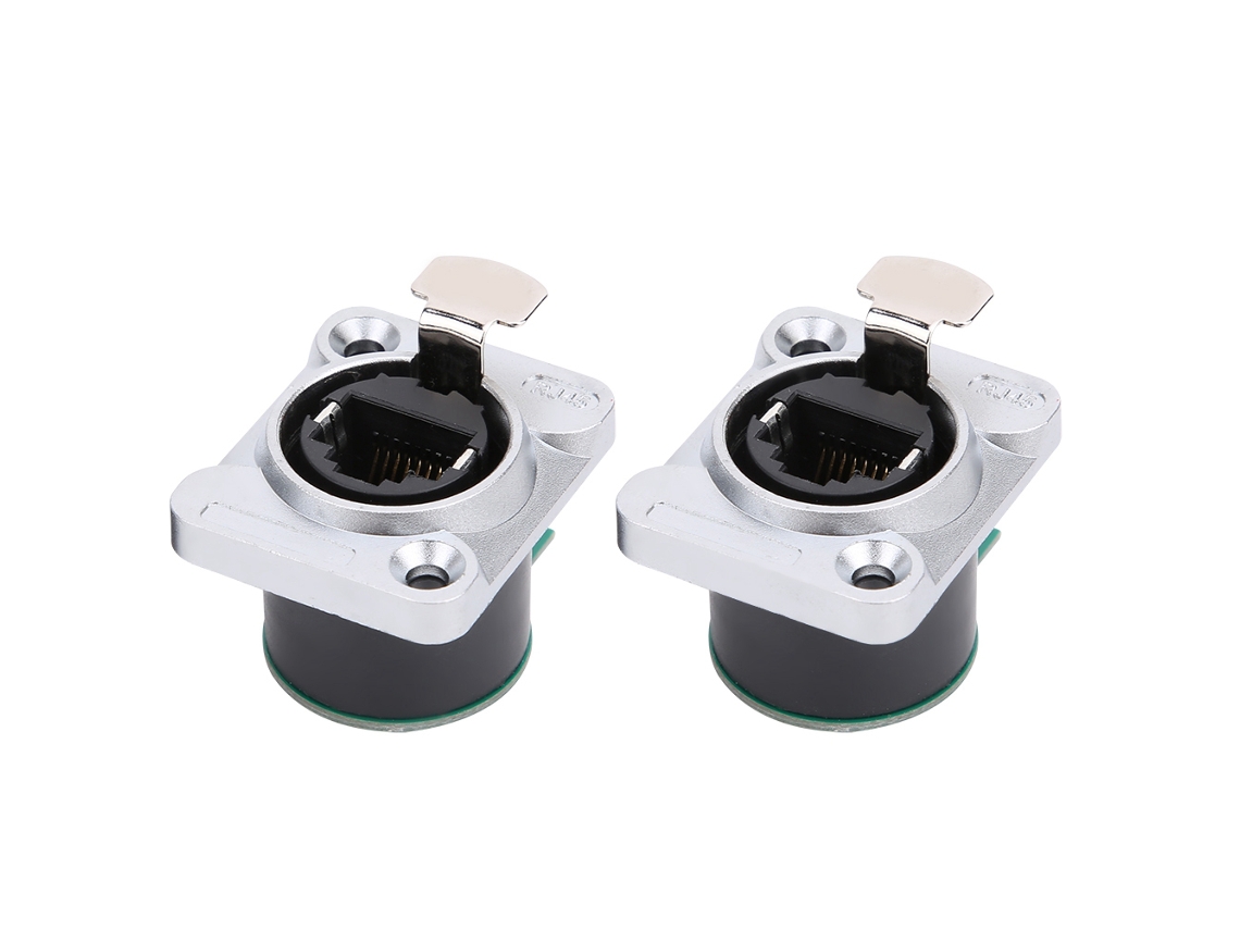 2 Peças Painel Pcb Rj45 Material Isolante Resistente Ao Fogo Durável Placa de Injeção El rj wh5