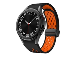 Pulseira De Relógio Dobrável Magnética Bicolor Com Fecho Preto