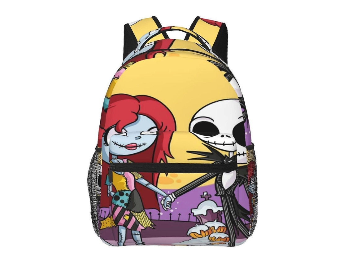 Mochila De Estudante Do Filme O Estranho Mundo De Jack, Durável E Leve, Com Alça De Ombro Impermeável E Respirável. Olysi Shop