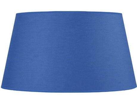 Abajur para Candeeiro TOSEL Tambour 30 (Azul - Tecido - 30x25x18 cm)