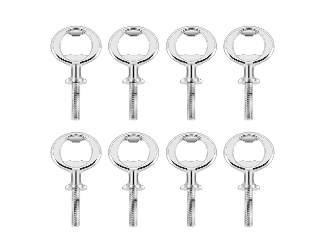 Kit Com 8 Abridores De Garrafa Metal Para Artesanato, Cerveja E Garrafas Vazias