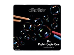Conjunto De Giz Pastel Cretacolor Caixa De Desenho Com 27 Peças Para Crianças E Adultos.