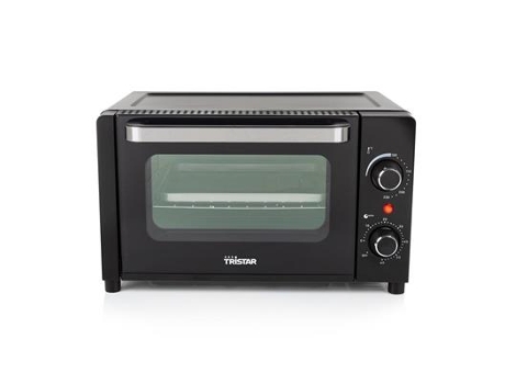 Mini-Forno TRISTAR OV-3615 (Capacidade: 10L - 800 W) — Porta de vidro duplo, pés antiderrapantes, adequado para campismo