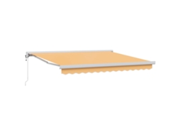 Conjunto 1 Toldo Retrátil Vidaxl Amarelo Poliéster (300 X 250 Cm)